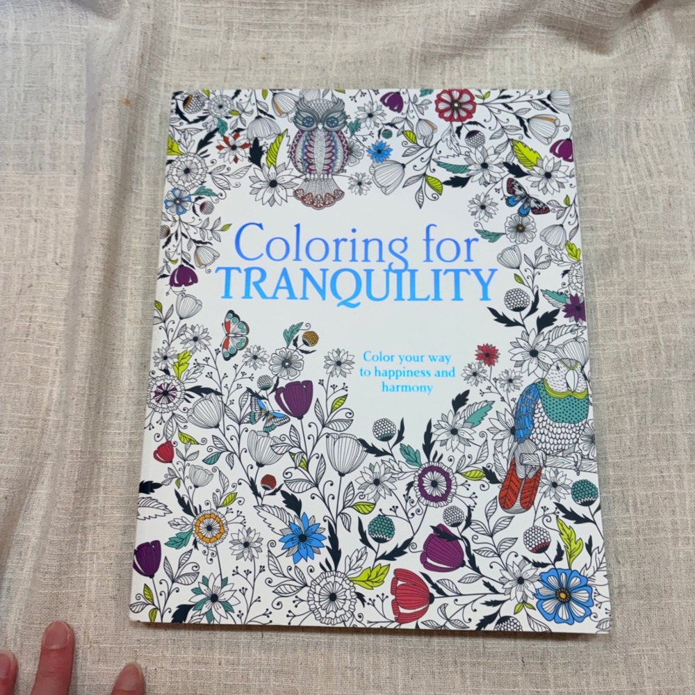 Coloring for Tranquility Adult Coloring Book Mindfulness Stress Relief